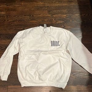 BRIDE white sweatshirt